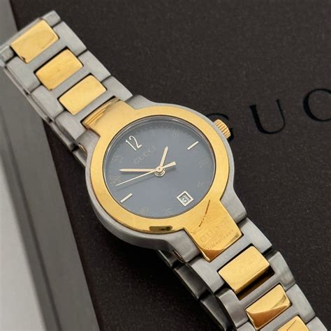 gucci ladies watch 8900l gold silver|Ladies Vintage Gucci Silver Gold 8900L Watch Genuine. .